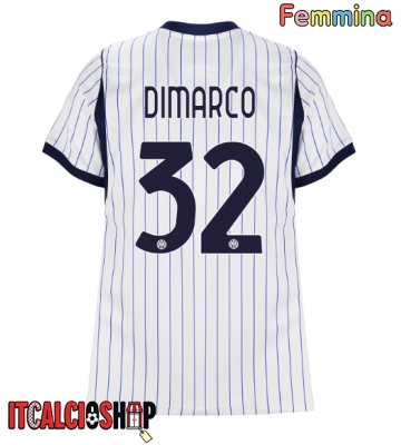 Inter Milan Federico Dimarco #32 Seconda Maglia Femmina 2026-27 Manica Corta Inter Milan Federico Dimarco #32 Seconda Maglia Femmina 2026-27 Manica Corta